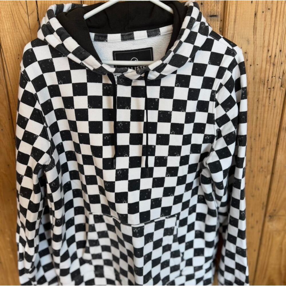 Hollister checkered hoodie Men’s Medium